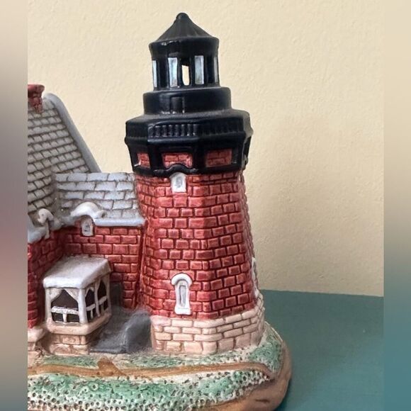 Vintage Geo Z. Lefton 1997 Block Island Lighthouse Collectable - Picture 2 of 7